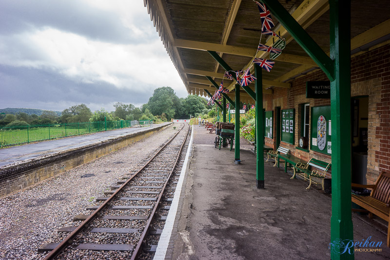 The Station at Shillingstone - where the race ends.